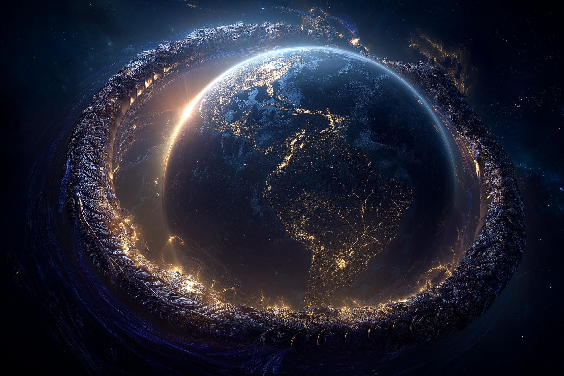 The Serpent's Coil: Wisdom, Duality, and Power in African Mythology