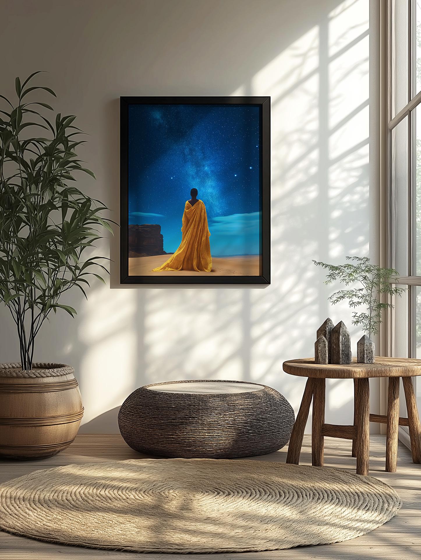 Celestial Reflection | Framed High-Quality Matte Poster