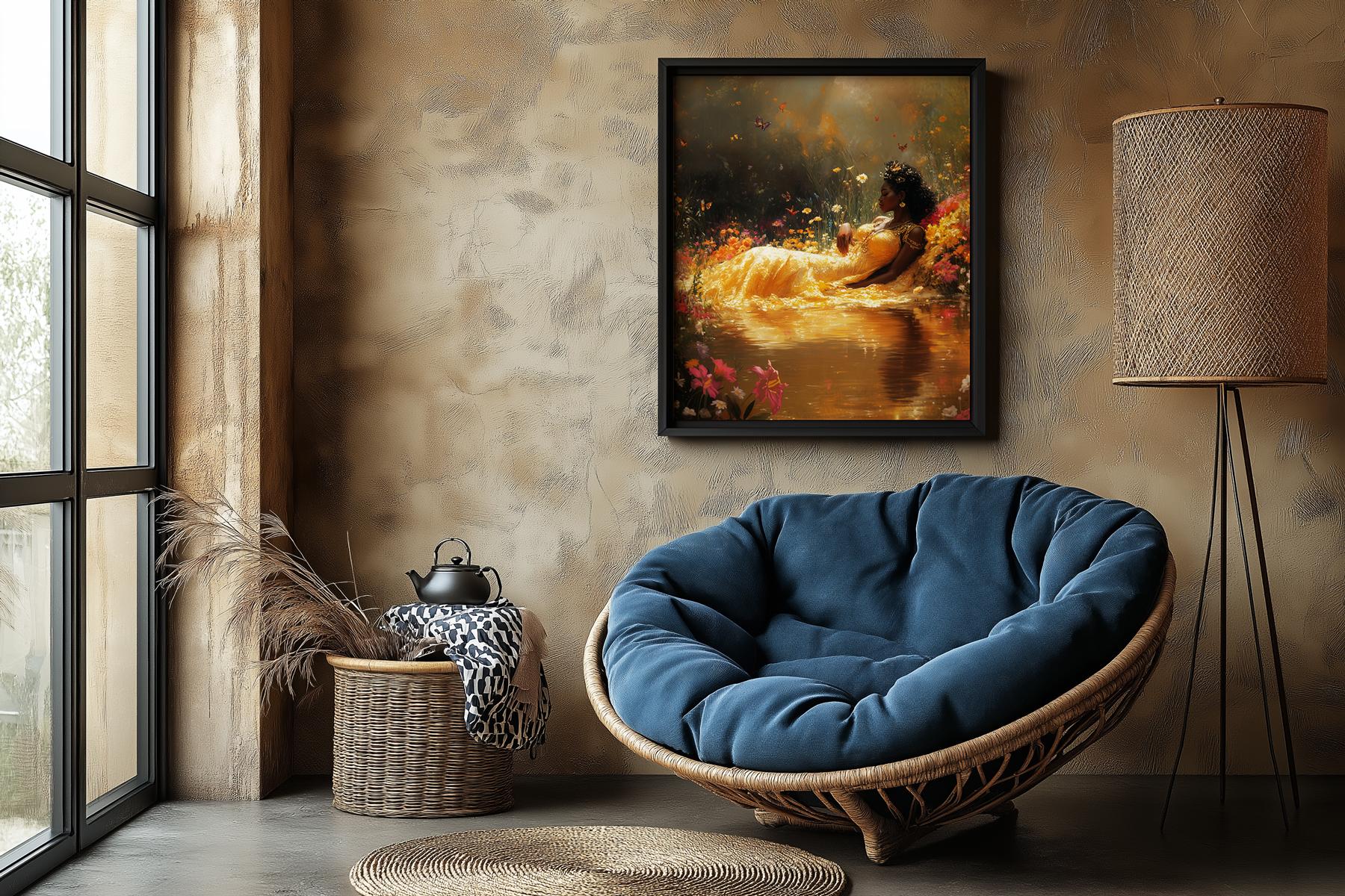 Oshun: The Great Mother of Beauty and Joy - Framed Matte Poster