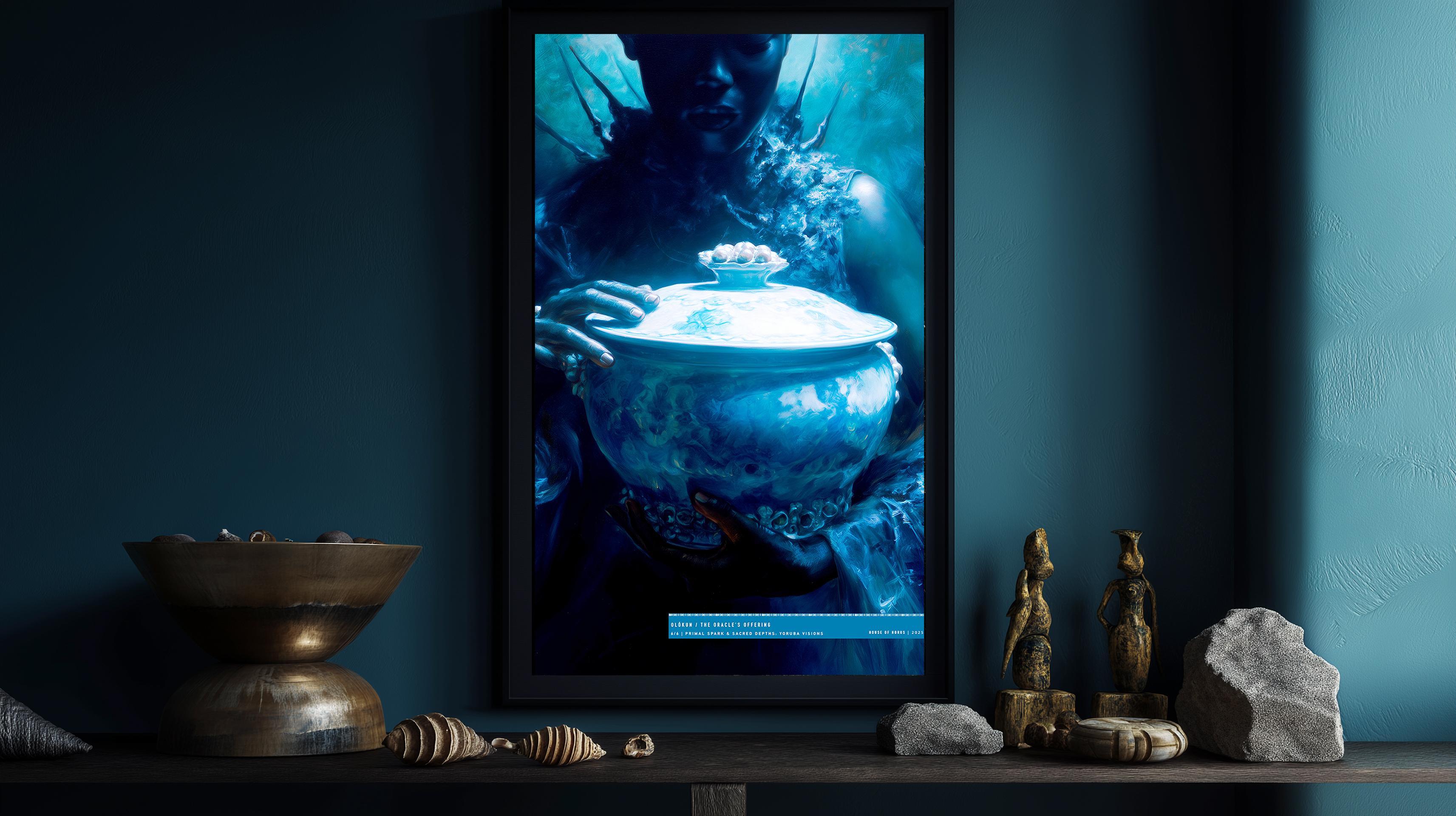 Olokun: The Oracle's Vessel – Framed Matte Poster